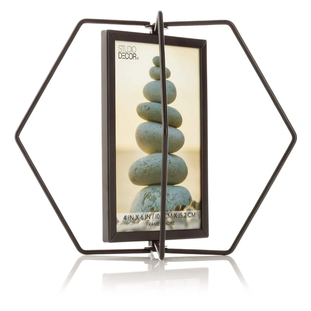 Outlet β¨ Black Metal Hexagon Picture Frame by Studio Décor® by Studio Decor π 5 Outlet β¨ Black Metal Hexagon Picture Frame by Studio Décor® by Studio Decor π - Image 5