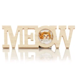 Flash Sale 👏 Meow Natural Wood Picture Frame by Studio Décor® by Studio Decor 🔔