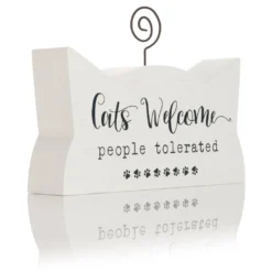Cheap ✨ Cats Welcome People Tolerated Photo Holder by Studio Décor® by Studio Decor ✨ -The Decor Frame Sales Store 10705032 6