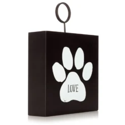 Cheapest ⭐ Black 5" x 5" Paw Print Tabletop Clip Frame by Studio Décor® by Studio Decor 🎁 -The Decor Frame Sales Store 10705036 6