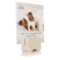 New ⌛ Ivory Bone 4" x 4" Photo Holder by Studio Décor® by Studio Decor ⌛ -The Decor Frame Sales Store 10705040 6