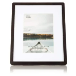 Outlet ✔️ Black Round Corner 5" x 7" Frame with Mat by Studio Décor® by Studio Decor ❤️