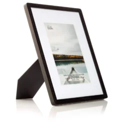 Outlet ✔️ Black Round Corner 5" x 7" Frame with Mat by Studio Décor® by Studio Decor ❤️ -The Decor Frame Sales Store 10705165 6