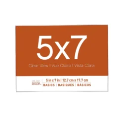 Hot Sale ⭐ 24 Pack: Acrylic Horizontal Bent 5" x 7" Frame, Basics by Studio Décor® by Studio Decor ✨