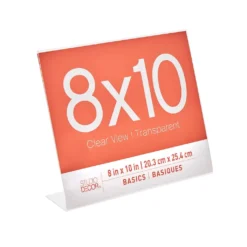 Flash Sale ⌛ 12 Pack: Acrylic Bent Horizontal 8" x 10" Frame, Basics by Studio Décor® by Studio Decor 👍 -The Decor Frame Sales Store MP118182 31