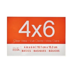Coupon ✨ 24 Pack: Acrylic Horizontal Bent 4" x 6" Frame, Basics by Studio Décor® by Studio Decor ⌛