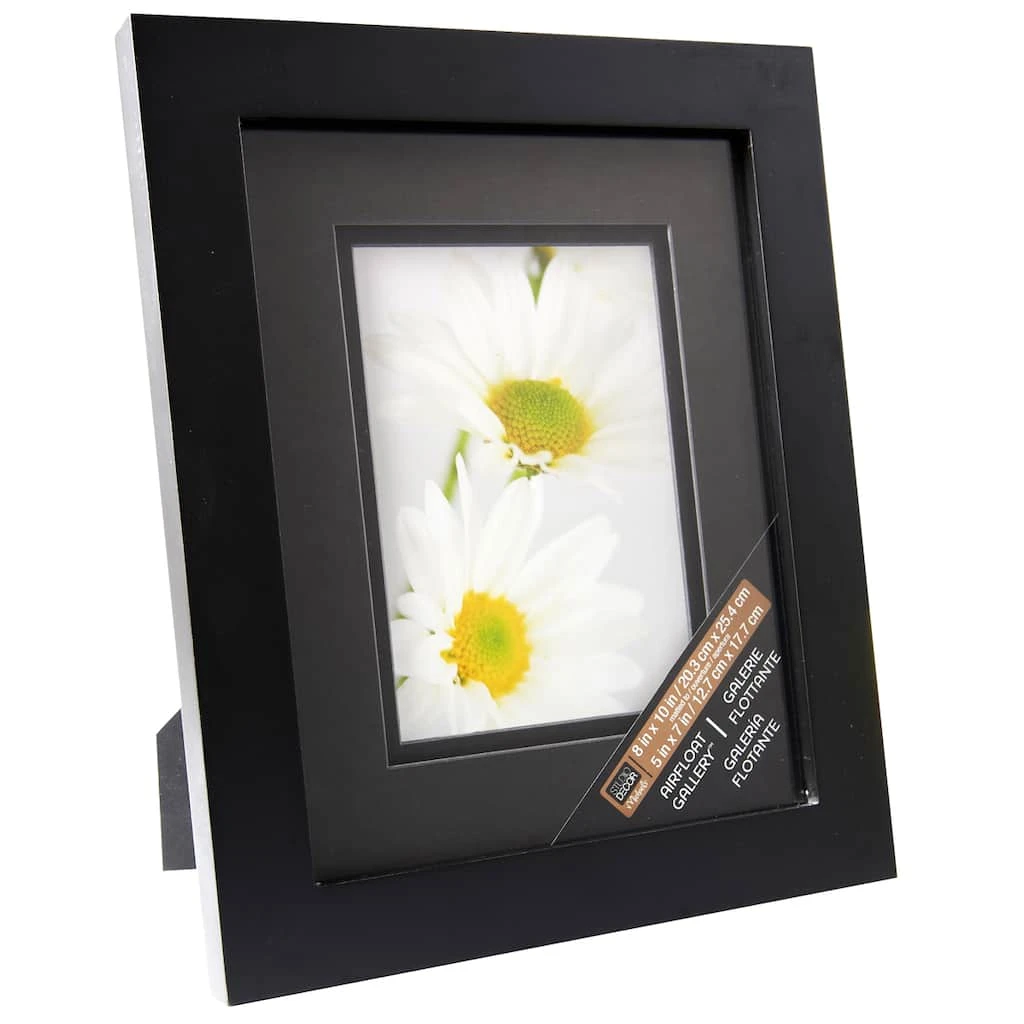 New π 8 Pack: Black 5" x 7" Gallery Frame with Black Double Mat Airfloat Gallery™ by Studio Décor® by Studio Decor β 1 New π 8 Pack: Black 5" x 7" Gallery Frame with Black Double Mat Airfloat Gallery™ by Studio Décor® by Studio Decor β