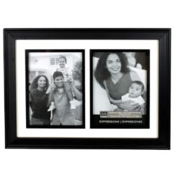 Flash Sale ⌛ 6 Pack: 2-Opening Black 5" x 7" Collage Frame, Expressions by Studio Décor® by Studio Decor ⌛