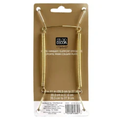 Best Sale ⌛ 12 Pack: Brass Plate Hanger by Studio Décor® by Studio Decor ⭐
