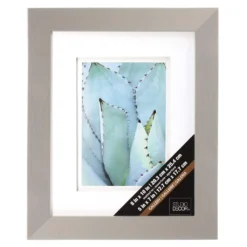 Discount ⭐ 8 Pack: Gray 5" x 7" Gallery Frame with Double Mat by Studio Décor® by Studio Decor ⌛