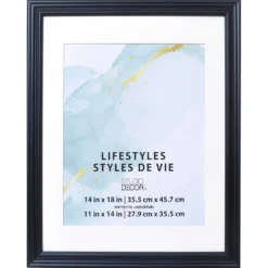 Cheap ✔️ 6 Pack: Black 11" x 14" Frame With Mat, Lifestyles™ By Studio Décor® by Studio Decor ⭐