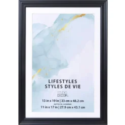 Cheap ⭐ 9 Pack: Black 11" x 17" Frame with Mat, Lifestyles™ by Studio Décor® by Studio Decor ⭐