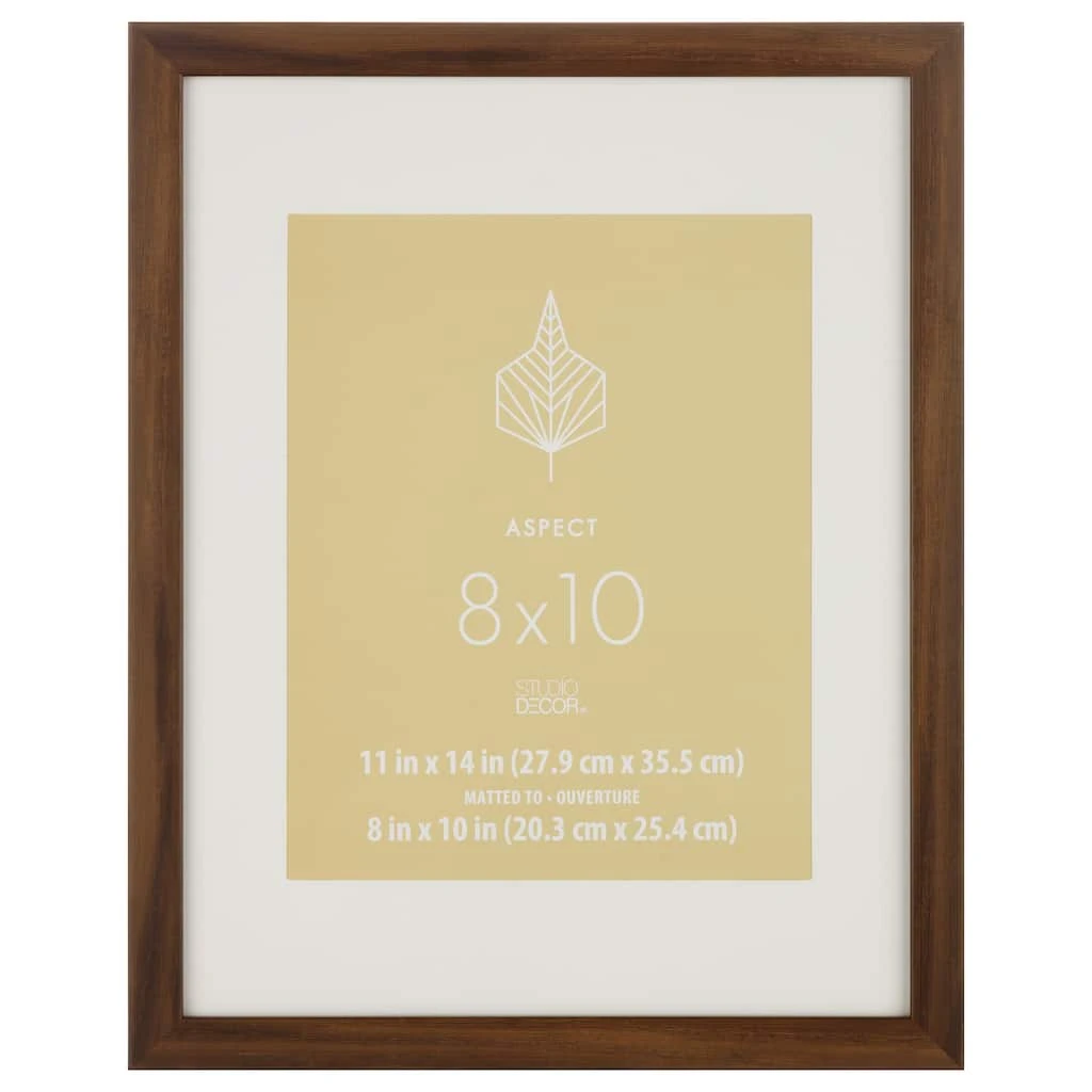 Outlet β 8 Pack: Rustic 8" x 10" Frame with Mat, Aspect by Studio Décor® by Studio Decor π 1 Outlet β 8 Pack: Rustic 8" x 10" Frame with Mat, Aspect by Studio Décor® by Studio Decor π