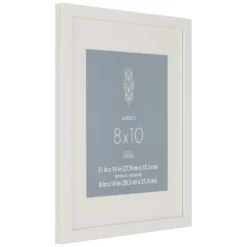 Outlet 🧨 8 Pack: White 8" x 10" Frame with Mat, Aspect by Studio Décor® by Studio Decor 😉 -The Decor Frame Sales Store MP504973 3